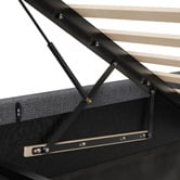 Hoxton Room Tiago Linen-Look Gas Lift Bed Base