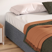 Hoxton Room Tiago Linen-Look Gas Lift Bed Base