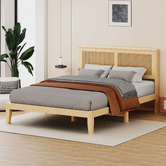 Hoxton Room Diaz Rattan Platform Bed