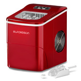 Hoxton Room Red 2.2L Stainless Steel Portable Ice Maker