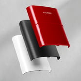 Hoxton Room Red 2.2L Stainless Steel Portable Ice Maker