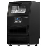 Hoxton Room Black 1.2L Stainless Steel Ice Maker with Timer