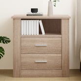 Hoxton Room Manchester 2 Drawer Bedside Table