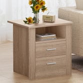 Hoxton Room Manchester 2 Drawer Bedside Table