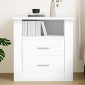 Hoxton Room Manchester 2 Drawer Bedside Table