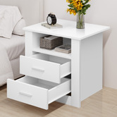 Hoxton Room Manchester 2 Drawer Bedside Table
