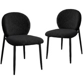 Hoxton Room Dorado Teddy Velvet Dining Chairs
