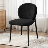 Hoxton Room Dorado Teddy Velvet Dining Chairs