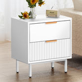 Hoxton Room Valle 2 Drawer Bedside Table