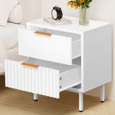 Hoxton Room Valle 2 Drawer Bedside Table