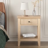 Hoxton Room Arthur 1 Drawer Bedside Table
