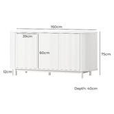 Hoxton Room Rex 3 Door Sideboard Buffet