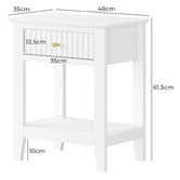 Hoxton Room Arthur 1 Drawer Bedside Table