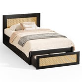 Hoxton Room Jerry Rattan Platform Bed