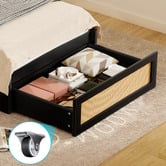 Hoxton Room Jerry Rattan Platform Bed