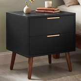 Hoxton Room Sebastian 2 Drawer Bedside Table