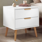 Hoxton Room Sebastian 2 Drawer Bedside Table