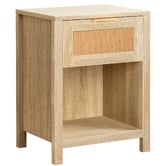 Hoxton Room Alira Rattan 1 Drawer Bedside Table