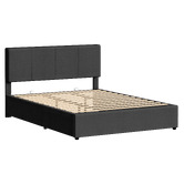 Hoxton Room Charcoal Macauley Gas Lift Bed Frame