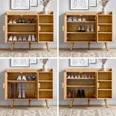 Hoxton Room Bexley Shoe Cabinet with Open Shelves