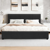 Hoxton Room Charcoal Macauley Gas Lift Bed Frame
