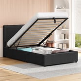 Hoxton Room Charcoal Macauley Gas Lift Bed Frame