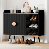 Hoxton Room Bexley Shoe Cabinet with Open Shelves