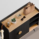 Hoxton Room Bexley Shoe Cabinet with Open Shelves