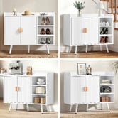 Hoxton Room Bexley Shoe Cabinet with Open Shelves