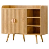 Hoxton Room Bexley Shoe Cabinet with Open Shelves