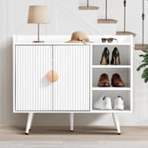Hoxton Room Bexley Shoe Cabinet with Open Shelves