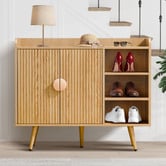 Hoxton Room Bexley Shoe Cabinet with Open Shelves