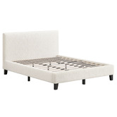 Hoxton Room White Kiana Boucle Bed