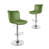 Hoxton Room Pettigrew Faux Leather Adjustable Bar Stools