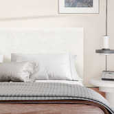 Hoxton Room White Kiana Boucle Bed
