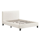 Hoxton Room White Kiana Boucle Bed
