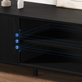 Hoxton Room 150cm Tyron 2 Sliding Door Entertainment Unit