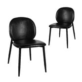 Hoxton Room Dorado Faux Leather Dining Chairs