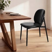 Hoxton Room Dorado Faux Leather Dining Chairs