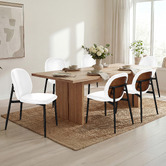 Hoxton Room Dorado Faux Leather Dining Chairs