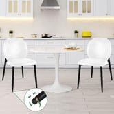 Hoxton Room Dorado Faux Leather Dining Chairs