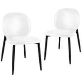 Hoxton Room Dorado Faux Leather Dining Chairs