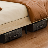 Hoxton Room Tommy Platform Bed with Bookcase Headboard