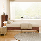 Hoxton Room Tommy Platform Bed with Bookcase Headboard