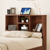 Hoxton Room Tommy Platform Bed with Bookcase Headboard