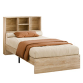 Hoxton Room Tommy Platform Bed with Bookcase Headboard