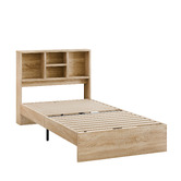 Hoxton Room Tommy Platform Bed with Bookcase Headboard