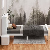 Hoxton Room Diaz Platform Bed with LED Storage Bedhead