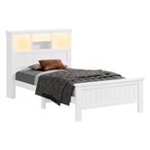 Hoxton Room Diaz Platform Bed with LED Storage Bedhead