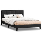 Hoxton Room Black Cassandra Upholstered Bed